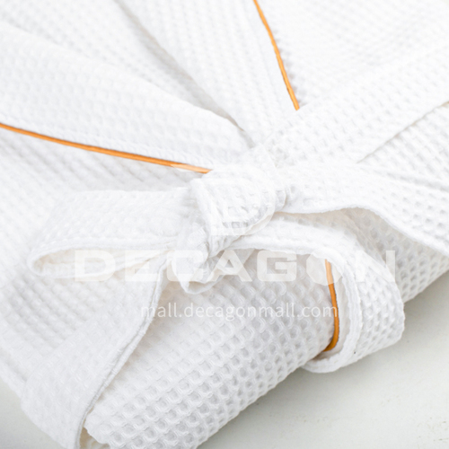 High quality hotel bathrobe 120cm waffle BDK-HY-BRB-W120W